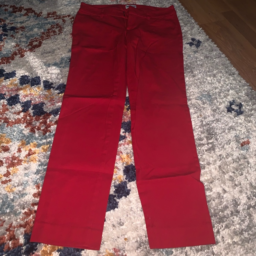 Red Old Navy Pixie Pants